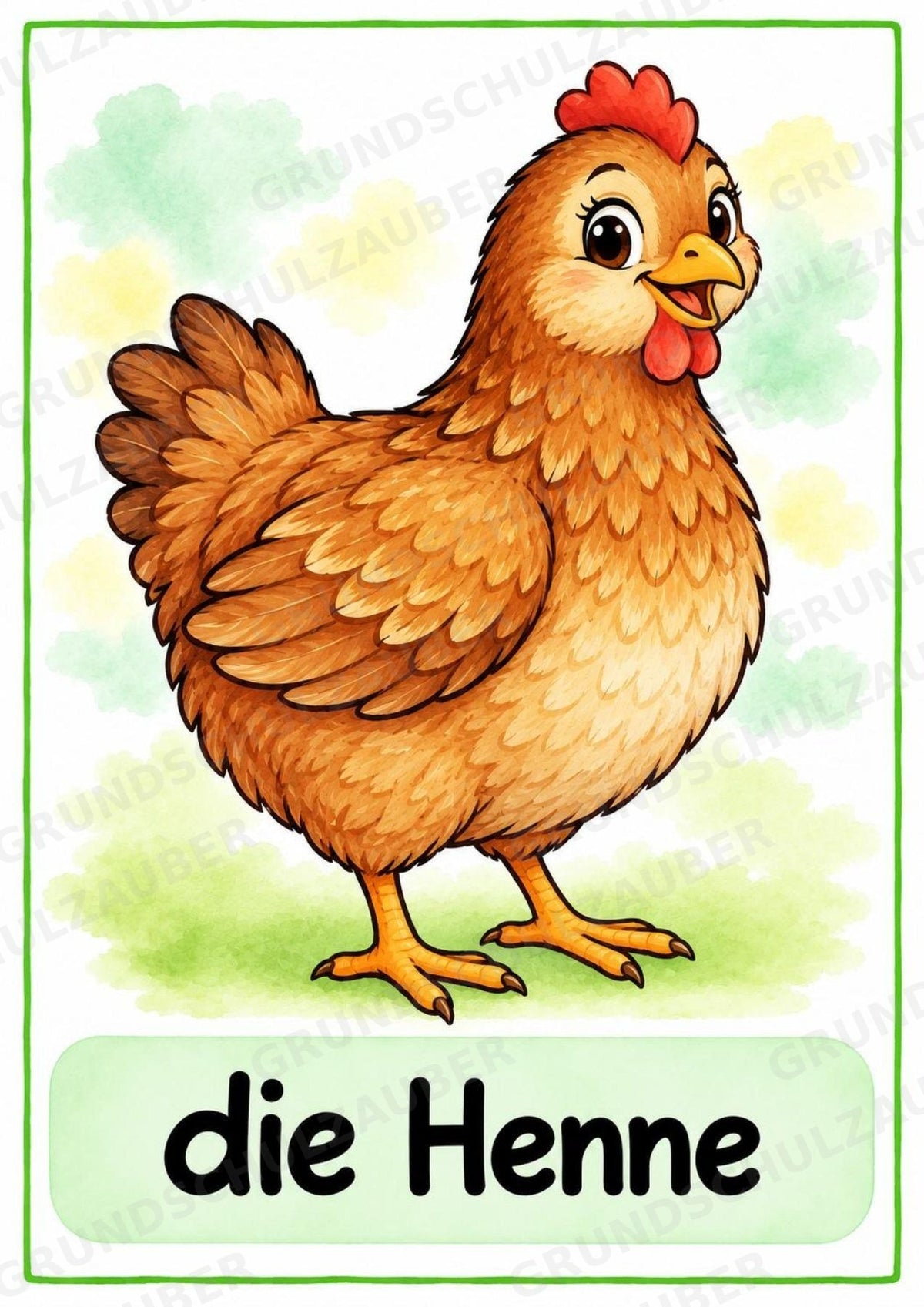 Ostern: 10 Poster & 20 Bildkarten für die Grundschule | Wortschatz mit Artikeln, Sprachförderung & DaZ – Materialseite 6