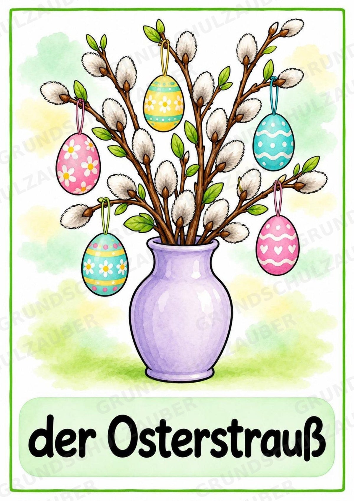 Ostern: 10 Poster & 20 Bildkarten für die Grundschule | Wortschatz mit Artikeln, Sprachförderung & DaZ – Materialseite 11