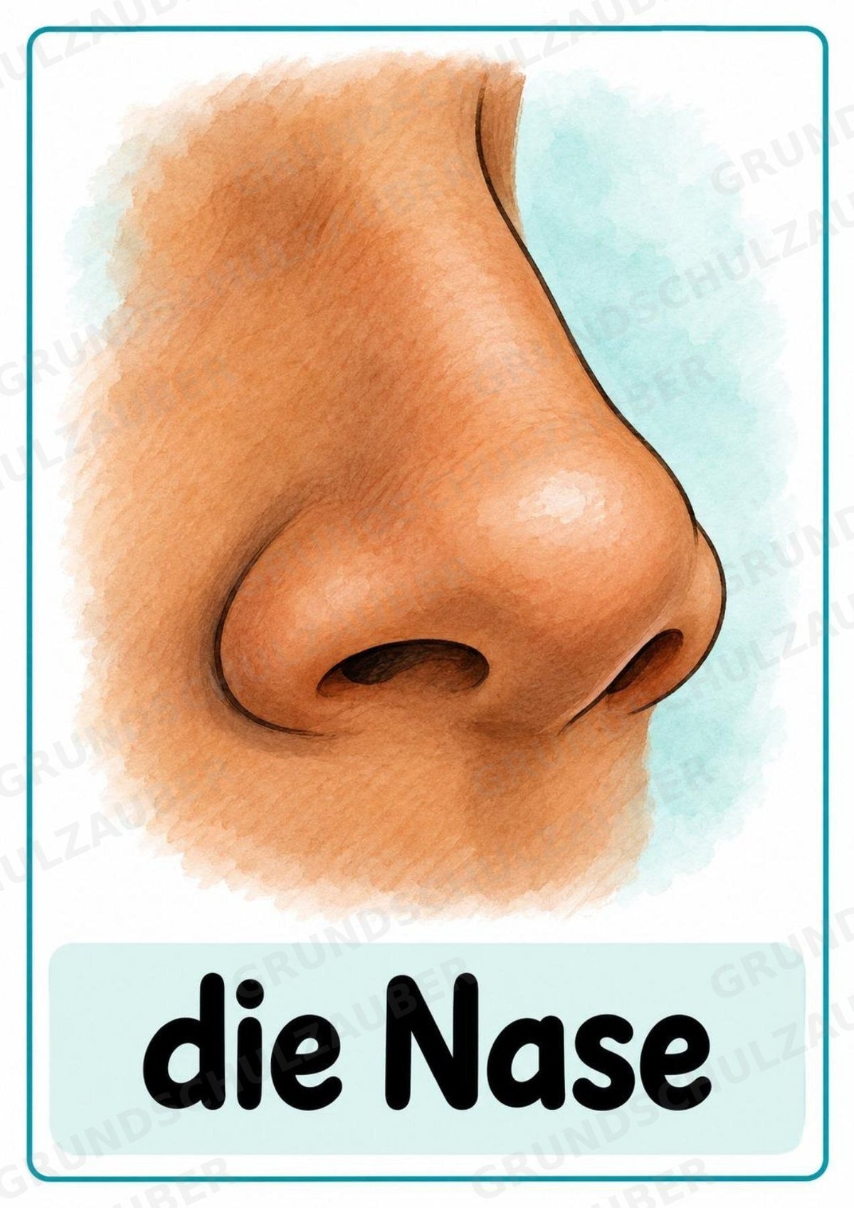 Körperteile kennenlernen – 20 Poster DIN A4 | Mein Körper, Sachunterricht Grundschule, DaZ & Sprachförderung – Materialseite 6