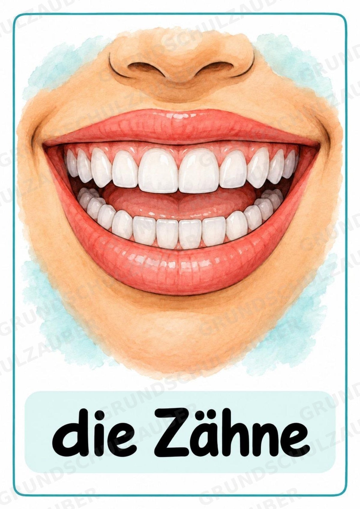Körperteile kennenlernen – 20 Poster DIN A4 | Mein Körper, Sachunterricht Grundschule, DaZ & Sprachförderung – Materialseite 8