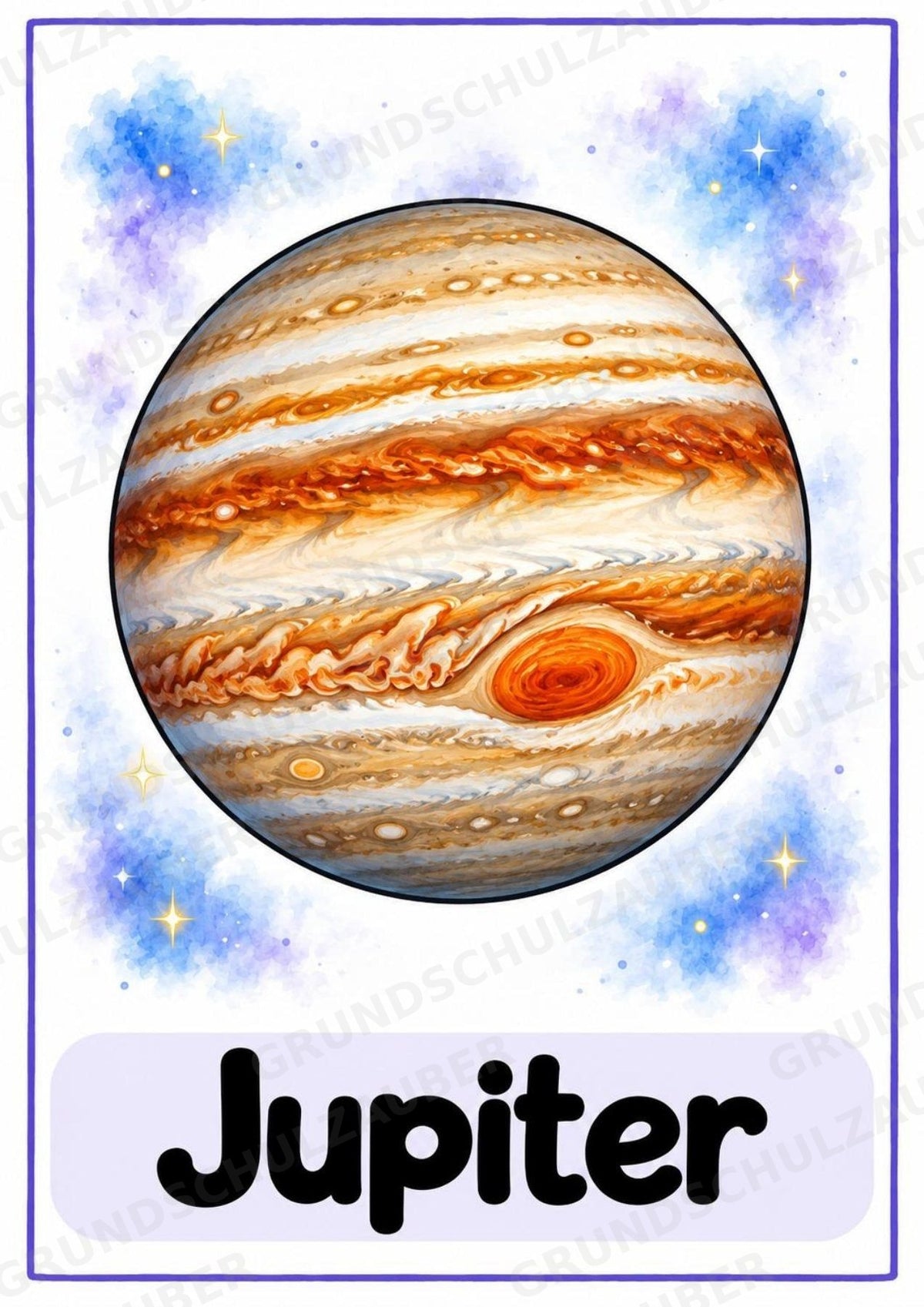 Universum & Weltraum: 30 Poster A4 + 40 Bildkarten A6 | Planeten, Sterne & Raumfahrt | Sachunterricht Grundschule & DaZ – Materialseite 8