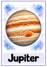 Universum & Weltraum: 30 Poster A4 + 40 Bildkarten A6 | Planeten, Sterne & Raumfahrt | Sachunterricht Grundschule & DaZ – Materialseite 8