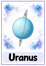Universum & Weltraum: 30 Poster A4 + 40 Bildkarten A6 | Planeten, Sterne & Raumfahrt | Sachunterricht Grundschule & DaZ – Materialseite 10