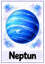 Universum & Weltraum: 30 Poster A4 + 40 Bildkarten A6 | Planeten, Sterne & Raumfahrt | Sachunterricht Grundschule & DaZ – Materialseite 11