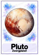 Universum & Weltraum: 30 Poster A4 + 40 Bildkarten A6 | Planeten, Sterne & Raumfahrt | Sachunterricht Grundschule & DaZ – Materialseite 12