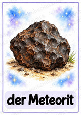 Universum & Weltraum: 30 Poster A4 + 40 Bildkarten A6 | Planeten, Sterne & Raumfahrt | Sachunterricht Grundschule & DaZ – Materialseite 18