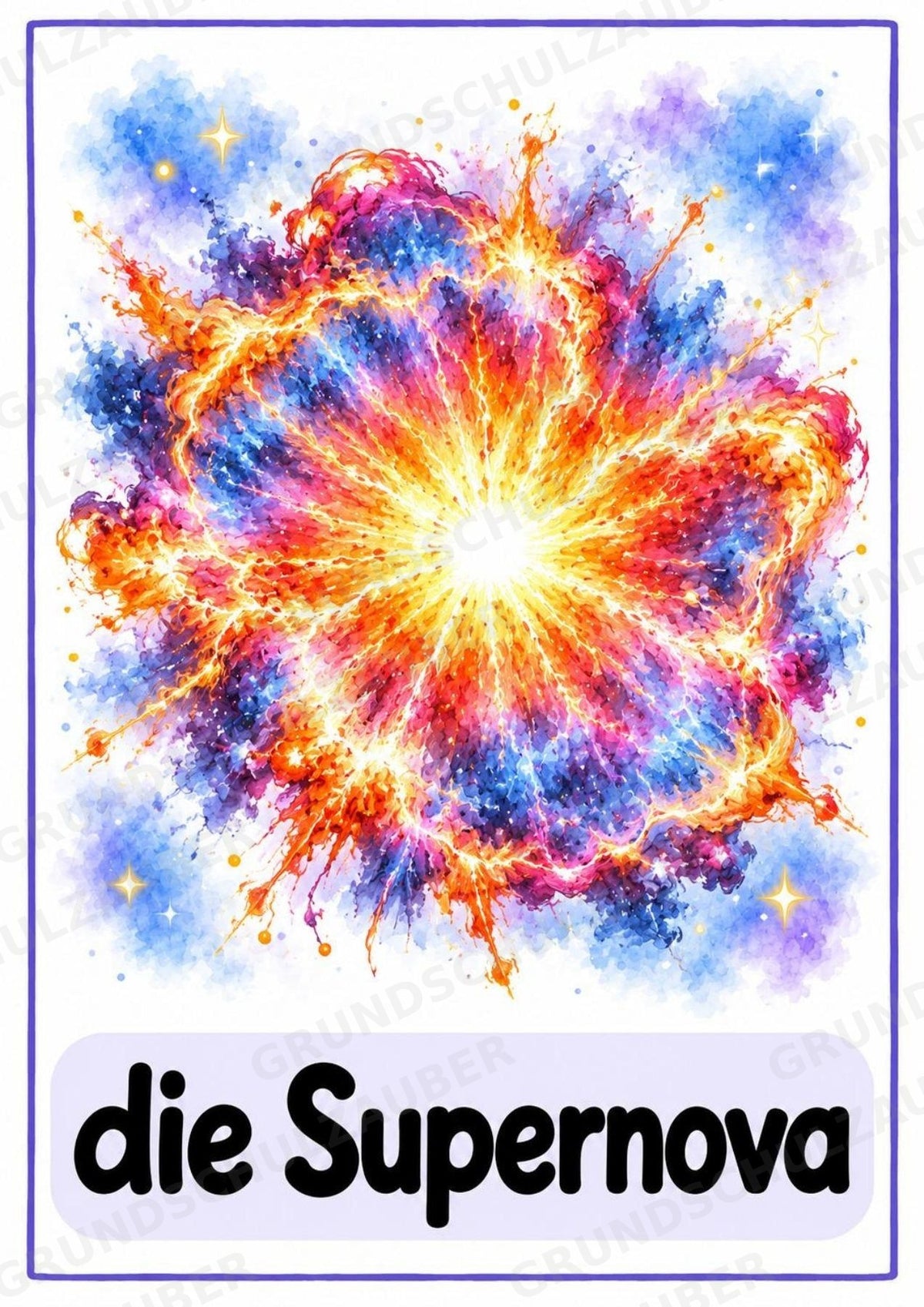 Universum & Weltraum: 30 Poster A4 + 40 Bildkarten A6 | Planeten, Sterne & Raumfahrt | Sachunterricht Grundschule & DaZ – Materialseite 26