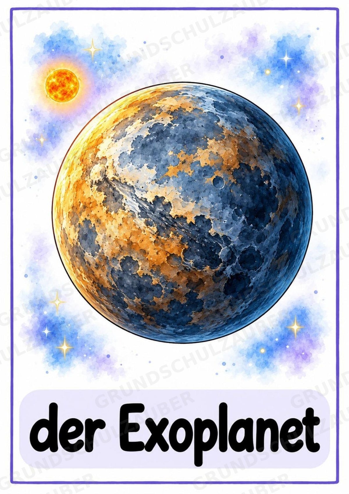 Universum & Weltraum: 30 Poster A4 + 40 Bildkarten A6 | Planeten, Sterne & Raumfahrt | Sachunterricht Grundschule & DaZ – Materialseite 27