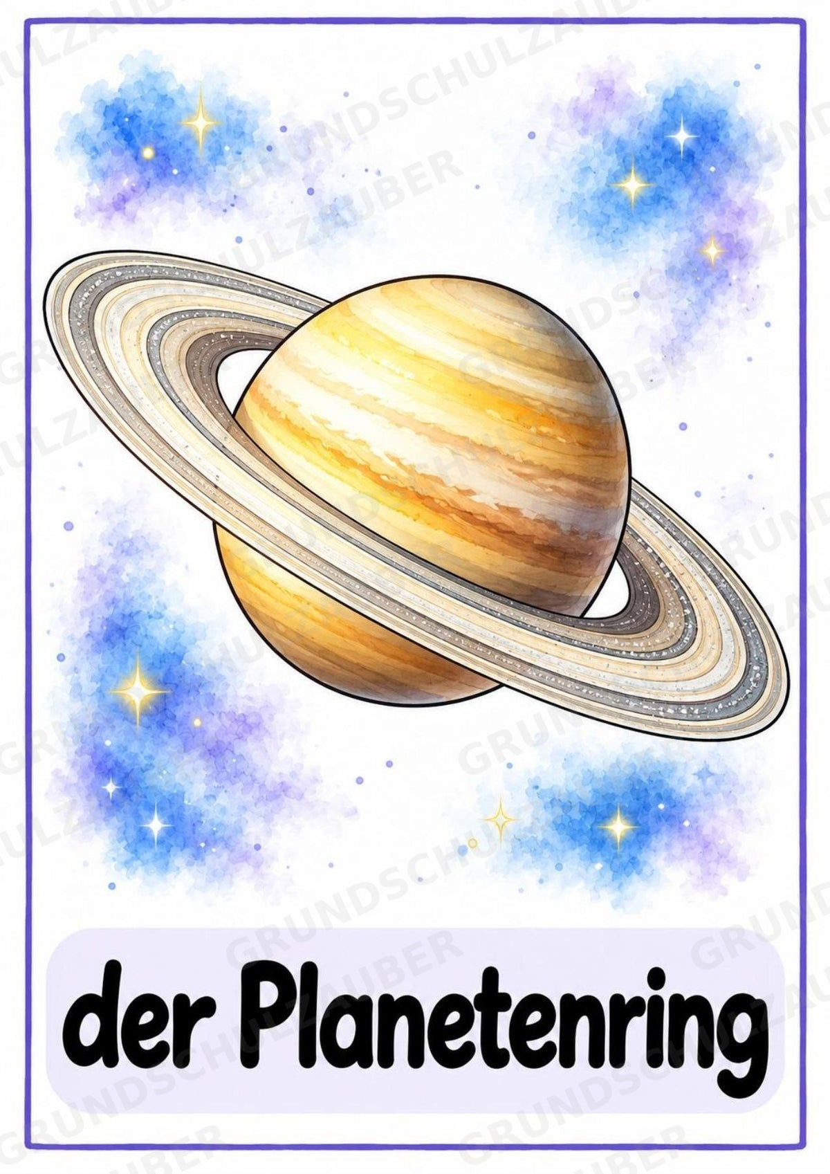Universum & Weltraum: 30 Poster A4 + 40 Bildkarten A6 | Planeten, Sterne & Raumfahrt | Sachunterricht Grundschule & DaZ – Materialseite 28
