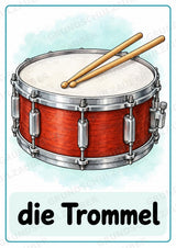 Musikinstrumente – 15 Poster DIN A4 | Musikunterricht Grundschule & Instrumentenkunde | PDF – Materialseite 14