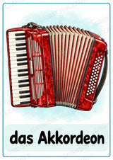 Musikinstrumente – 15 Poster DIN A4 | Musikunterricht Grundschule & Instrumentenkunde | PDF – Materialseite 16