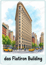New York Poster auf Deutsch – 10 Lernposter DIN A4 | Grundschule, Sehenswürdigkeiten & Wortschatz – Materialseite 7