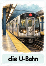 New York Poster auf Deutsch – 10 Lernposter DIN A4 | Grundschule, Sehenswürdigkeiten & Wortschatz – Materialseite 9