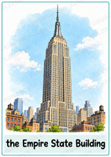 New York Poster auf Englisch – 10 Lernposter DIN A4 | Englisch Grundschule, USA & Landeskunde – Materialseite 4