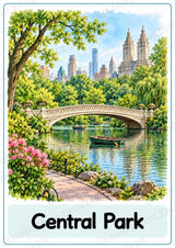 New York Poster auf Englisch – 10 Lernposter DIN A4 | Englisch Grundschule, USA & Landeskunde – Materialseite 5