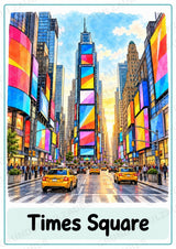New York Poster auf Englisch – 10 Lernposter DIN A4 | Englisch Grundschule, USA & Landeskunde – Materialseite 6