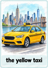 New York Poster auf Englisch – 10 Lernposter DIN A4 | Englisch Grundschule, USA & Landeskunde – Materialseite 8