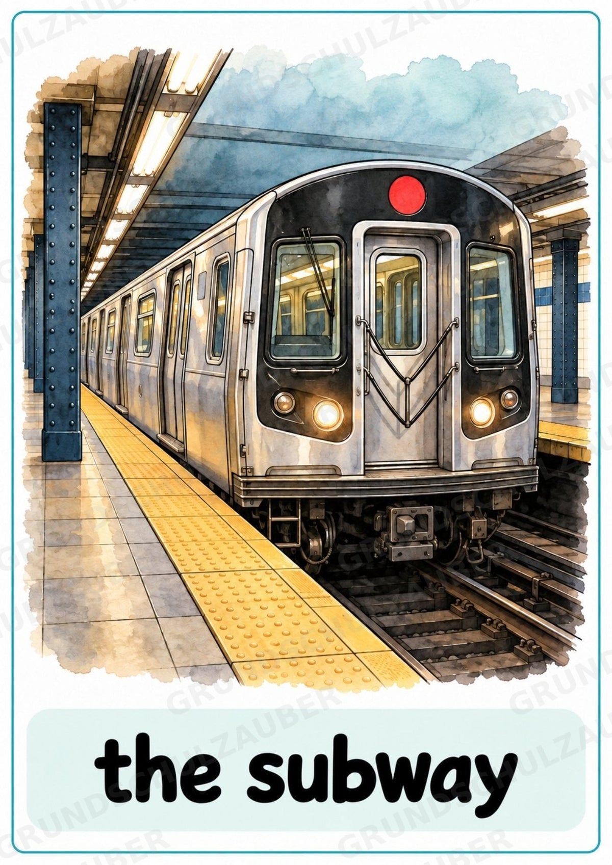 New York Poster auf Englisch – 10 Lernposter DIN A4 | Englisch Grundschule, USA & Landeskunde – Materialseite 9