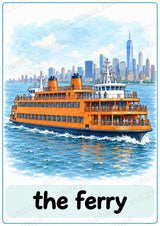 New York Poster auf Englisch – 10 Lernposter DIN A4 | Englisch Grundschule, USA & Landeskunde – Materialseite 10