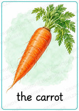 Gemüse Englisch: 15 Poster DIN A4 | Vegetable Vocabulary für den Englischunterricht – Materialseite 2