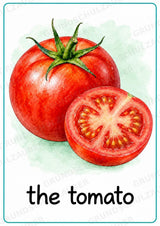 Gemüse Englisch: 15 Poster DIN A4 | Vegetable Vocabulary für den Englischunterricht – Materialseite 4