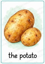 Gemüse Englisch: 15 Poster DIN A4 | Vegetable Vocabulary für den Englischunterricht – Materialseite 6
