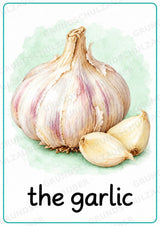 Gemüse Englisch: 15 Poster DIN A4 | Vegetable Vocabulary für den Englischunterricht – Materialseite 8