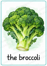 Gemüse Englisch: 15 Poster DIN A4 | Vegetable Vocabulary für den Englischunterricht – Materialseite 9