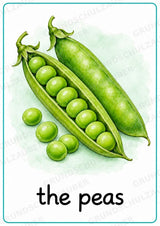 Gemüse Englisch: 15 Poster DIN A4 | Vegetable Vocabulary für den Englischunterricht – Materialseite 13