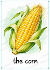 Gemüse Englisch: 15 Poster DIN A4 | Vegetable Vocabulary für den Englischunterricht – Materialseite 14