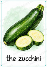 Gemüse Englisch: 15 Poster DIN A4 | Vegetable Vocabulary für den Englischunterricht – Materialseite 15