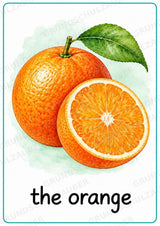 Obst Englisch: 15 Poster DIN A4 | Fruit Vocabulary und Wortschatzwand für den Englischunterricht in der Grundschule – Materialseite 5