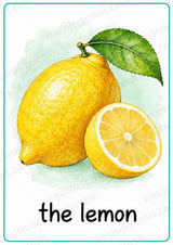 Obst Englisch: 15 Poster DIN A4 | Fruit Vocabulary und Wortschatzwand für den Englischunterricht in der Grundschule – Materialseite 7