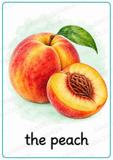 Obst Englisch: 15 Poster DIN A4 | Fruit Vocabulary und Wortschatzwand für den Englischunterricht in der Grundschule – Materialseite 12