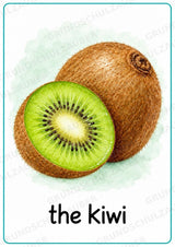 Obst Englisch: 15 Poster DIN A4 | Fruit Vocabulary und Wortschatzwand für den Englischunterricht in der Grundschule – Materialseite 14