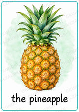 Obst Englisch: 15 Poster DIN A4 | Fruit Vocabulary und Wortschatzwand für den Englischunterricht in der Grundschule – Materialseite 15