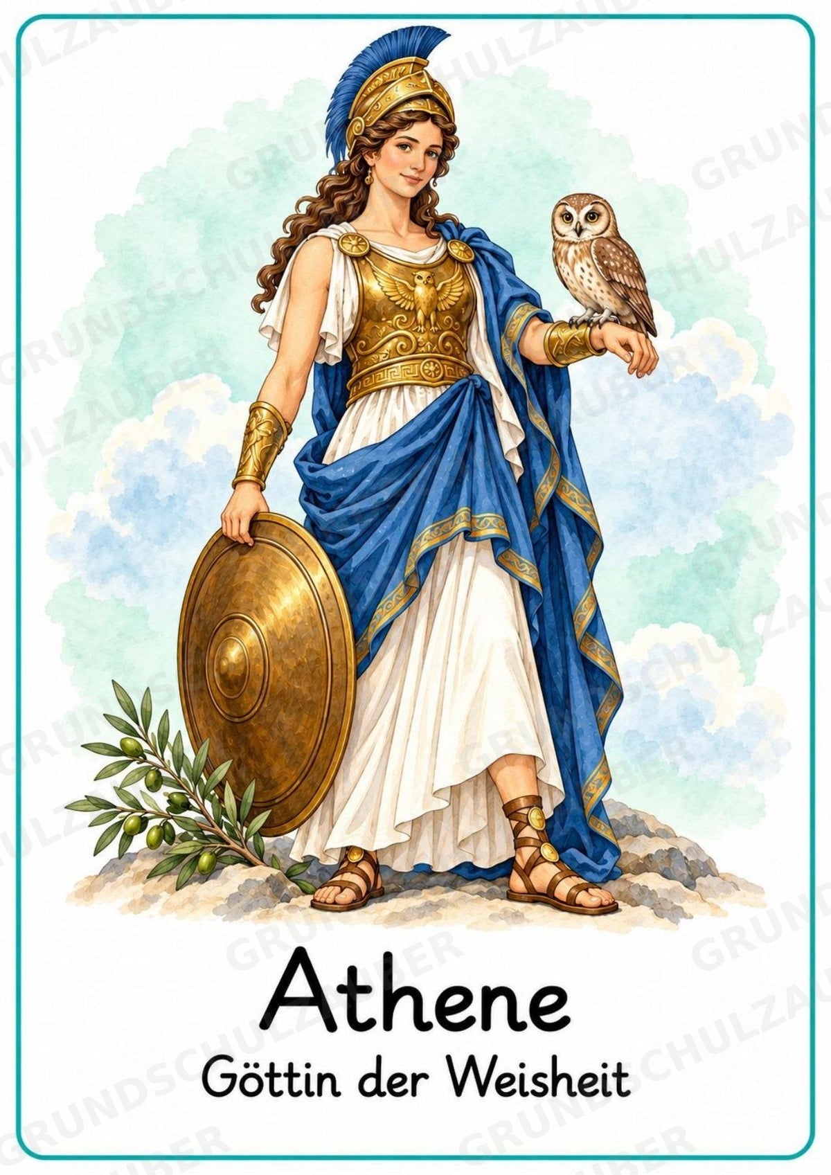 Griechische Götter und Göttinnen: 20 Poster DIN A4 | Mythologie und antikes Griechenland – Materialseite 6