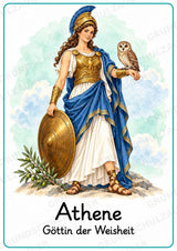 Griechische Götter und Göttinnen: 20 Poster DIN A4 | Mythologie und antikes Griechenland – Materialseite 6
