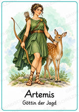 Griechische Götter und Göttinnen: 20 Poster DIN A4 | Mythologie und antikes Griechenland – Materialseite 8