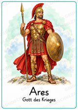 Griechische Götter und Göttinnen: 20 Poster DIN A4 | Mythologie und antikes Griechenland – Materialseite 9