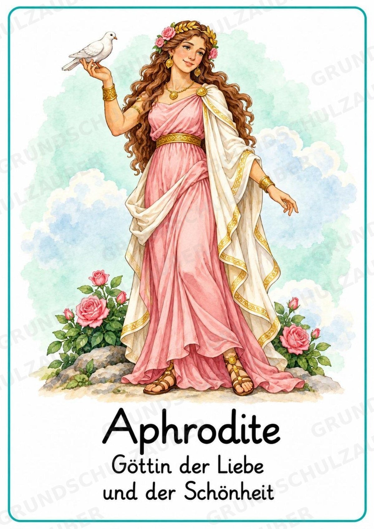 Griechische Götter und Göttinnen: 20 Poster DIN A4 | Mythologie und antikes Griechenland – Materialseite 10