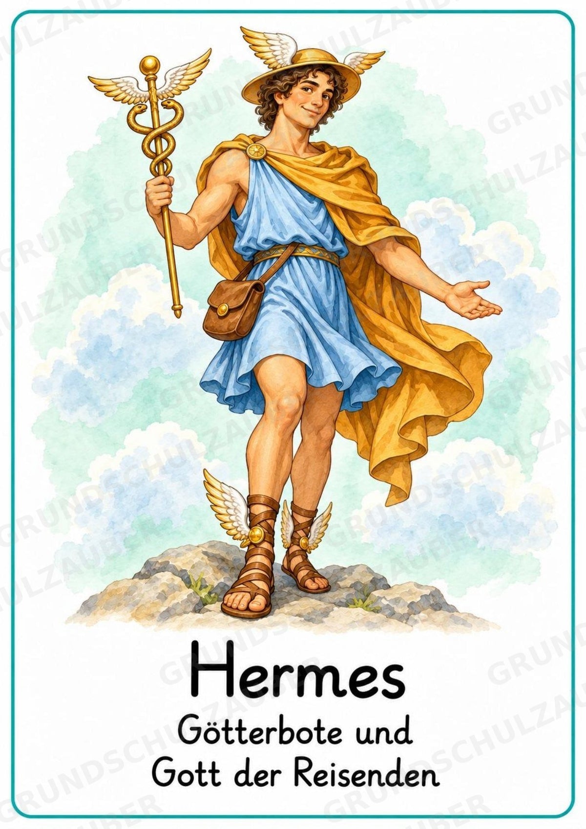 Griechische Götter und Göttinnen: 20 Poster DIN A4 | Mythologie und antikes Griechenland – Materialseite 12