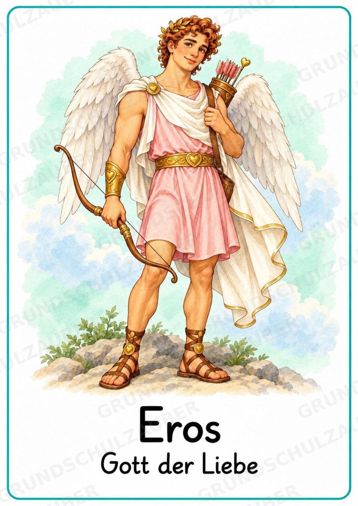 Griechische Götter und Göttinnen: 20 Poster DIN A4 | Mythologie und antikes Griechenland – Materialseite 19