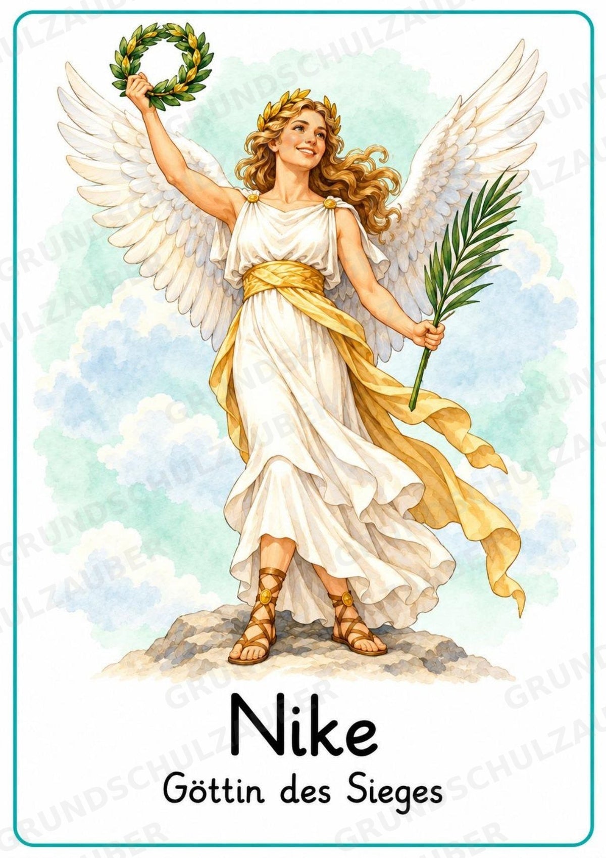 Griechische Götter und Göttinnen: 20 Poster DIN A4 | Mythologie und antikes Griechenland – Materialseite 20