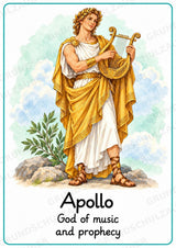 Griechische Götter Englisch: 20 Poster DIN A4 | Greek Gods and Goddesses | Mythologie für den Englischunterricht – Materialseite 7