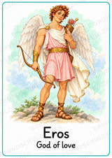 Griechische Götter Englisch: 20 Poster DIN A4 | Greek Gods and Goddesses | Mythologie für den Englischunterricht – Materialseite 19