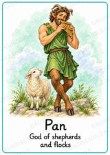 Griechische Götter Englisch: 20 Poster DIN A4 | Greek Gods and Goddesses | Mythologie für den Englischunterricht – Materialseite 21