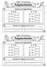 Mathe Miniheft – Fit für Klasse 2 | 20 Arbeitsblätter im Zahlenraum bis 20 – Materialseite 15