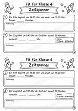 Mathe Miniheft – Fit für Klasse 4 | 20 Arbeitsblätter | Zahlenraum bis 1.000 | Schriftliche Addition und Subtraktion – Materialseite 20