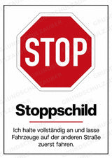 Verkehrszeichen Grundschule: 30 Poster DIN A4 | Verkehrserziehung, Schulweg und Radfahrprüfung – Materialseite 2